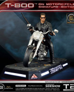 Terminator 2: Judgment Day socha 1/4 T-800 on Motorcycle Signature Edition Sideshow Exclusive 50 cm